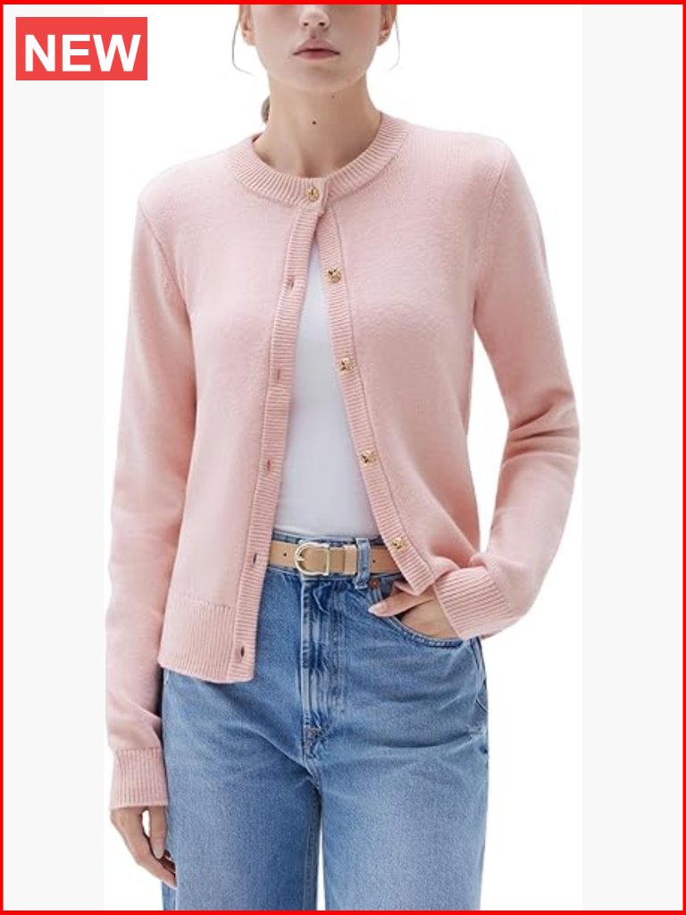 Chunky Cashmere Blend Cardigan Sweaters Button Up Long Sleeve Fall Knitwear